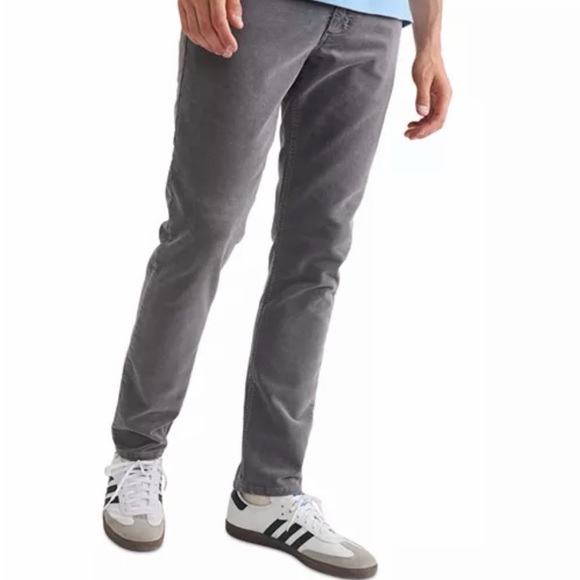Marine Layer Other - Marine Layer 5-Pocket Mid Grey Corduroy Pants Slim Straight